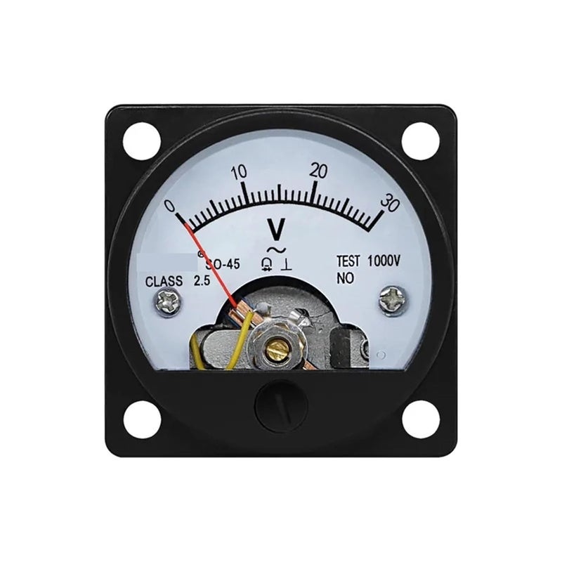 SO 45 AC Analog Voltmeter 500V Pointer Voltage Panel Meter - Image 3